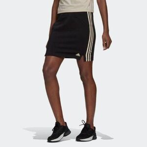 Adidas Womens UFORU AEROREADY Skirt, Zoe Saldana, Size Medium Black/Cream NWT
